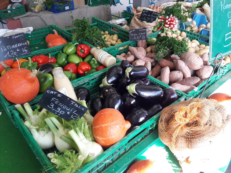 Marché alimentaire de Bourgueil