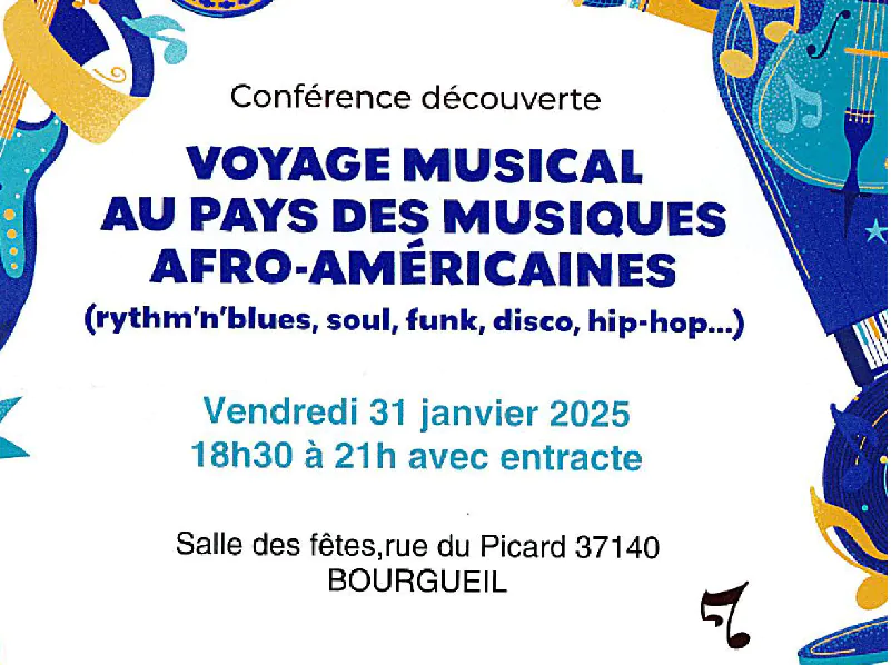 Conférence musicale Voyage musical au pays des musiques Afro-américaines