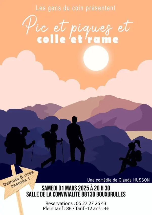 THÉÂTRE PIC ET PIQUES ET COLLE ET RAME PAR LA CIE LES GENS DU COIN