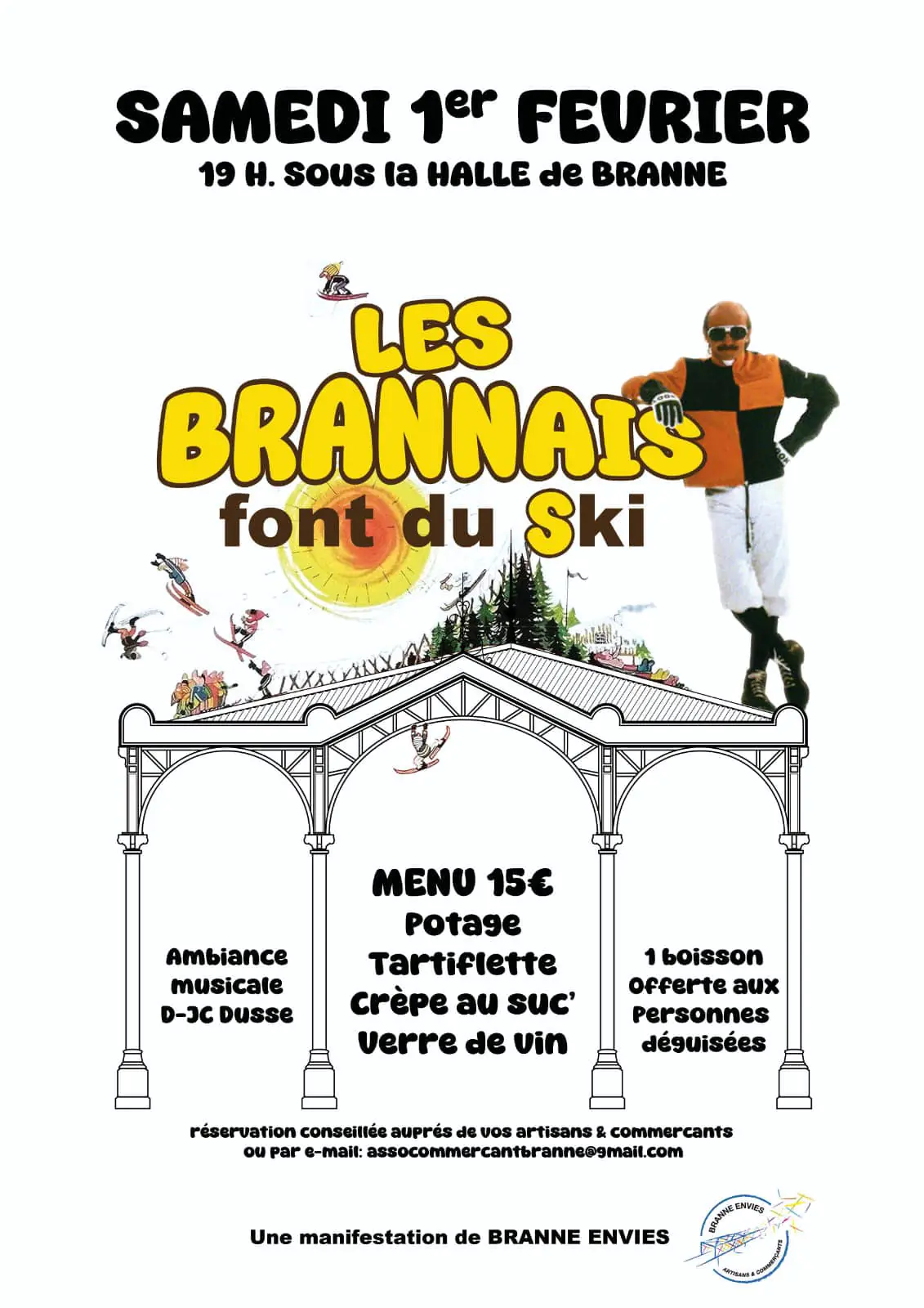 Les Brannais font du ski