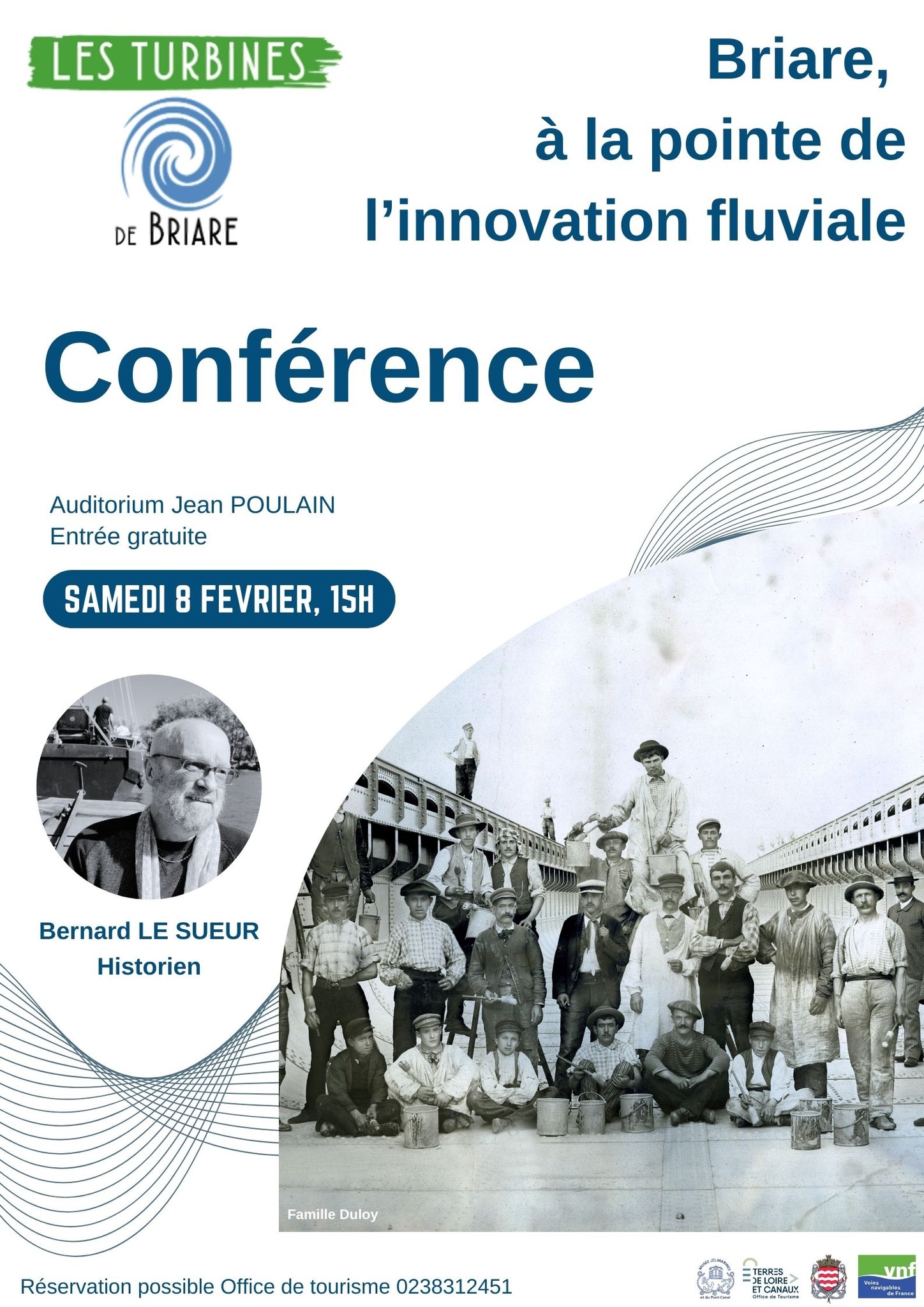 Conférence Briare à la pointe de l'innovation fluviale par Bernard LE SUEUR