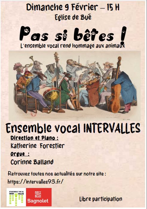 [Concert] Pas si bêtes l'ensemble vocal rend hommage aux animaux.