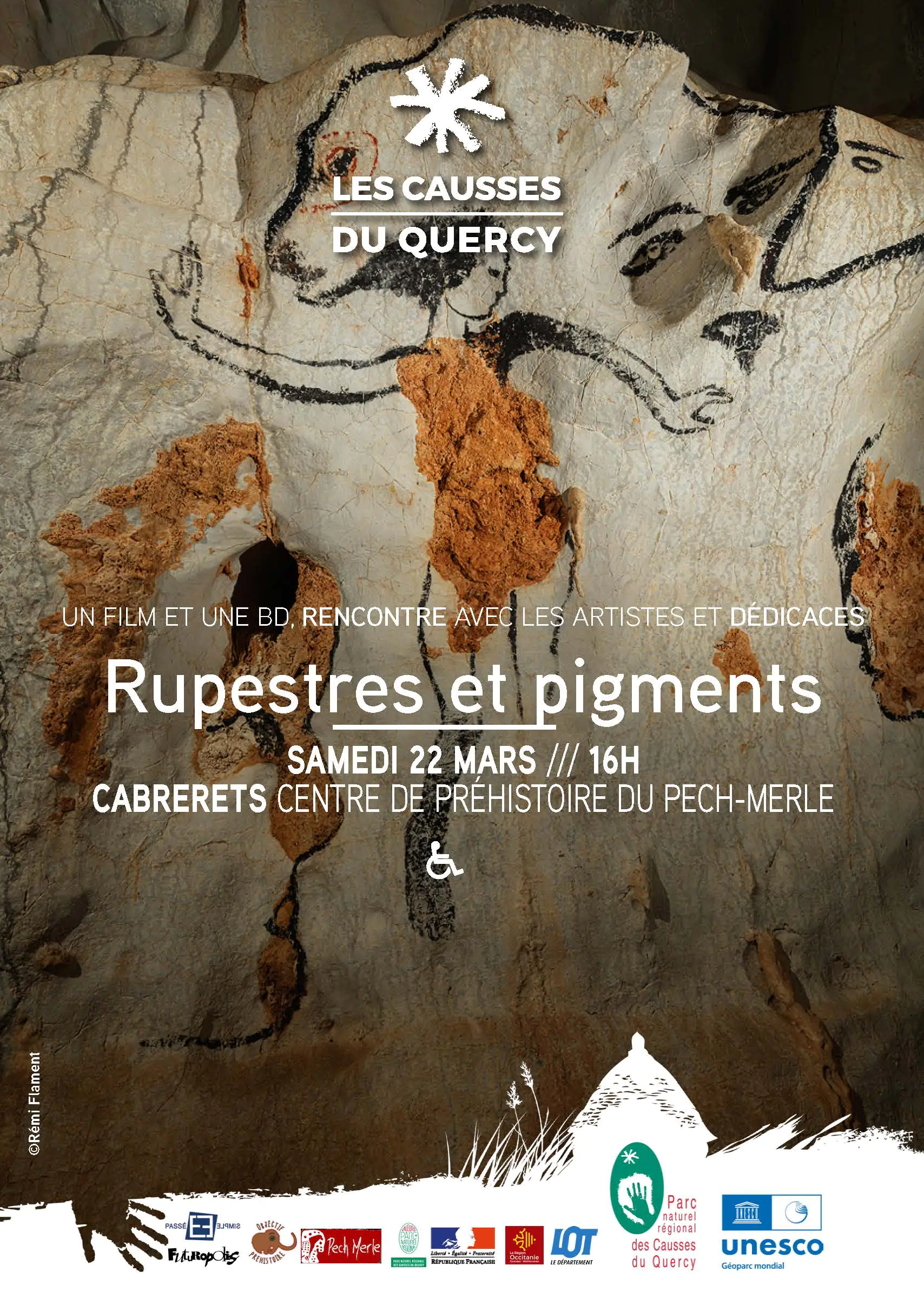 Rupestres et pigments Un film et une BD