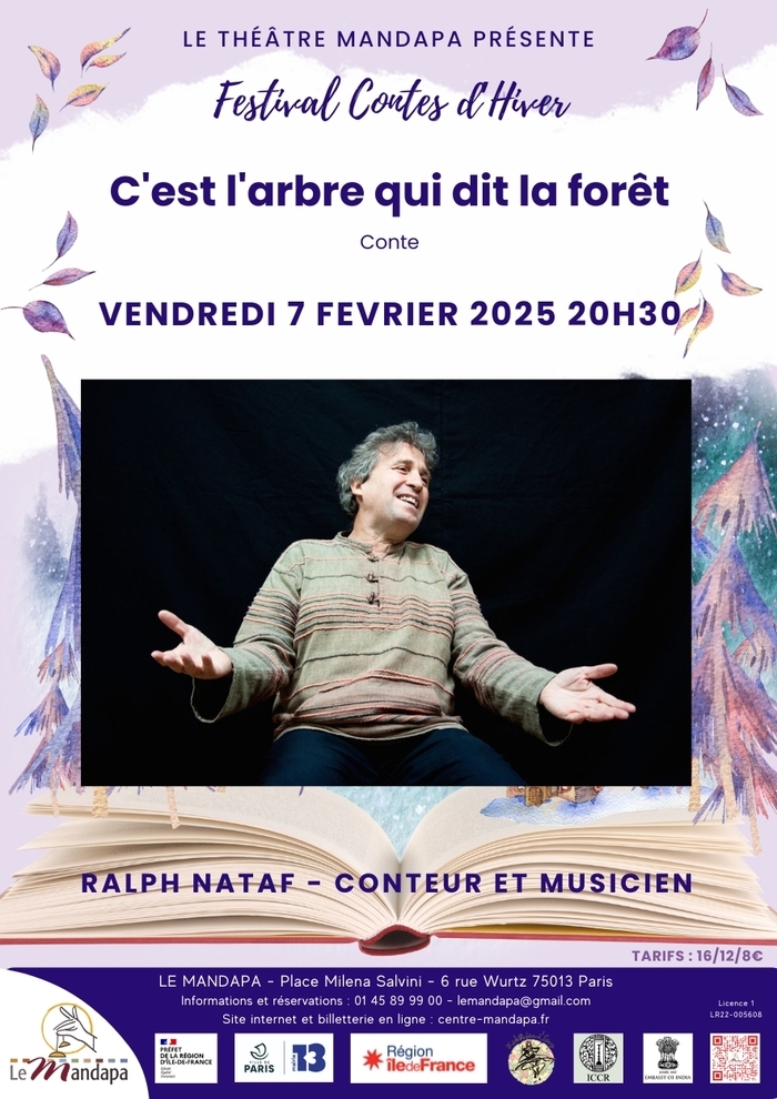 C'est l'arbre qui dit la forêt - Conte musical Théâtre Mandapa Paris