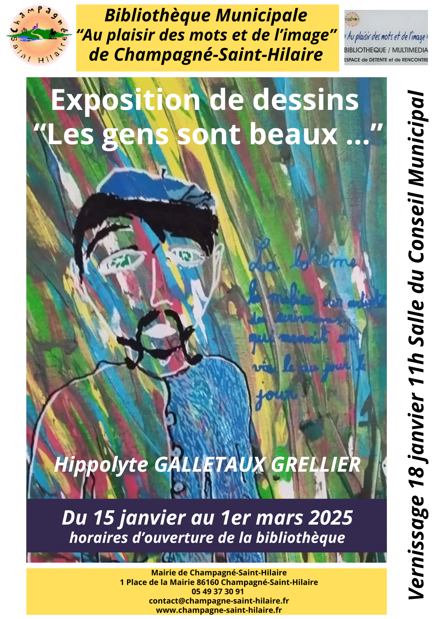 Exposition de dessins "Les gens sont beaux..."