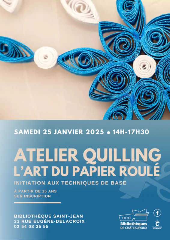 Atelier Quilling L'art du papier roulé