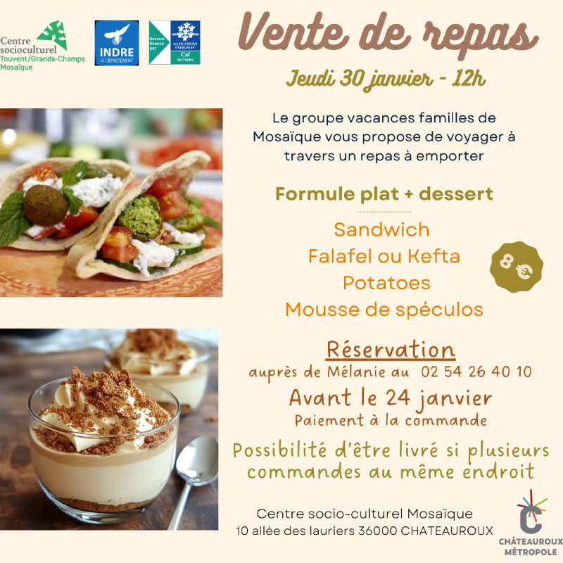 Vente de repas