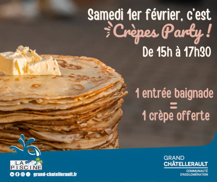 Crêpes Party au Centre aquatique