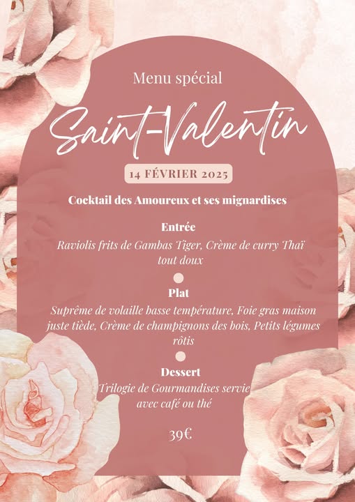 Repas St Valentin