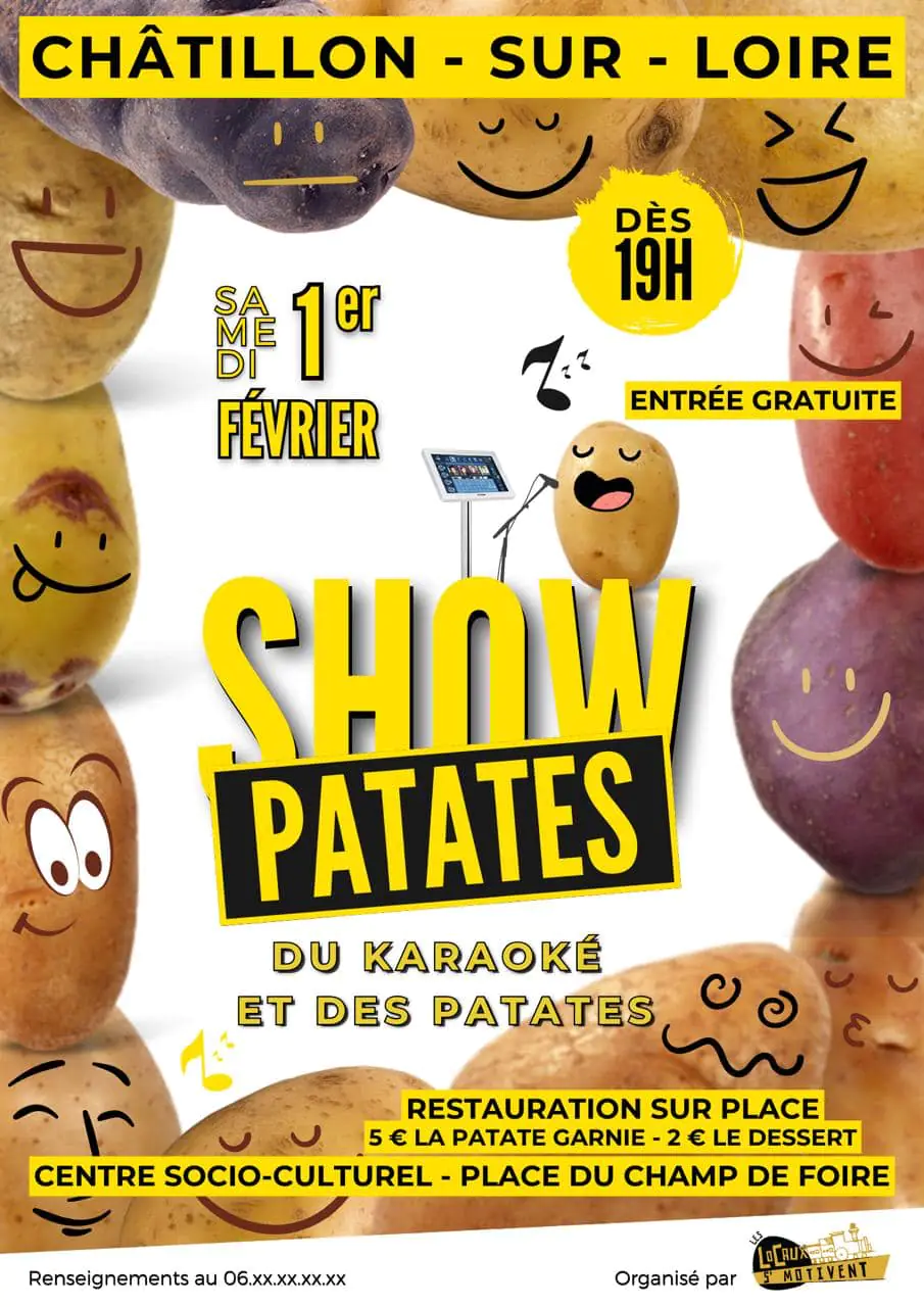 Show patates du karaoké...et des patates !