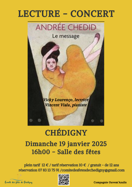 Lecture-concert le message de Andrée Chédid