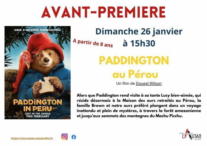 AVANT-PREMIERE JEUNE PUBLIC Cinéma L'Autan Ramonville-Saint-Agne