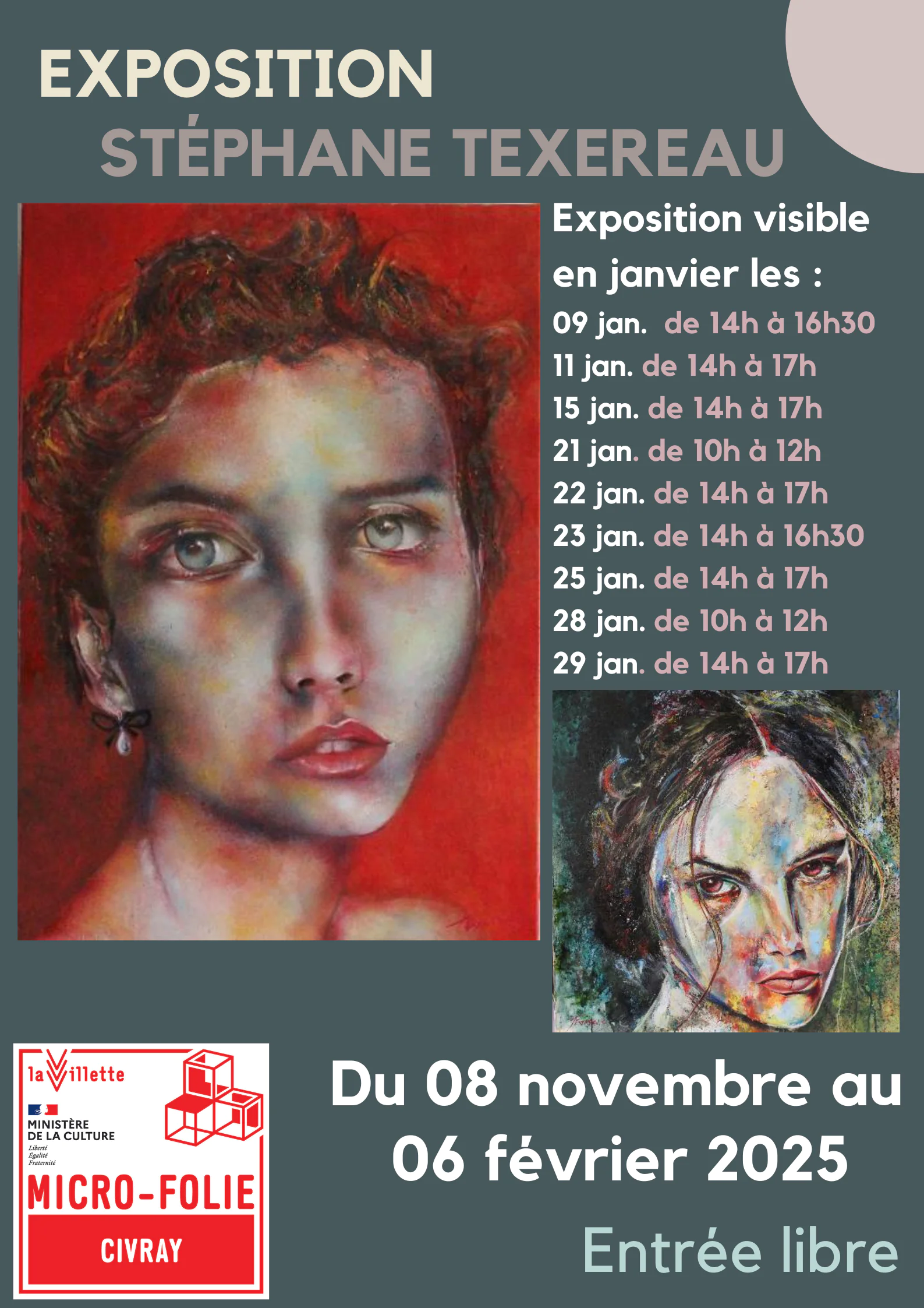 Exposition Miroirs de l'Âme de Stéphane Texereau