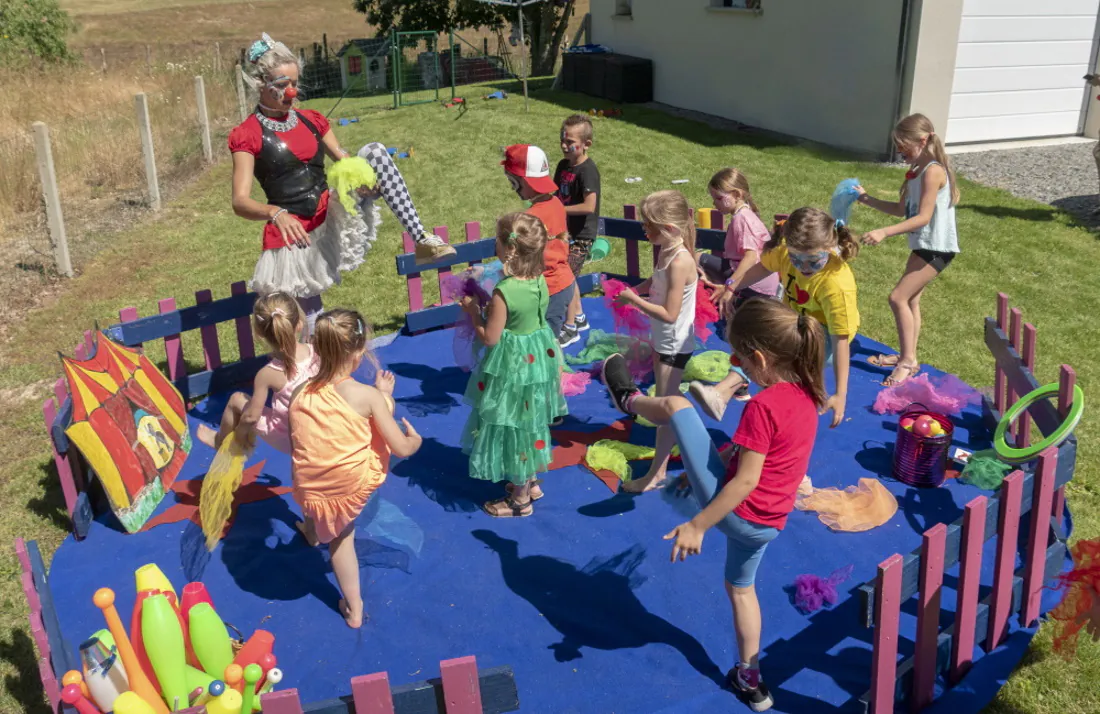 L'été en famille avec Ouest Limousin Tourisme Atelier Cirque