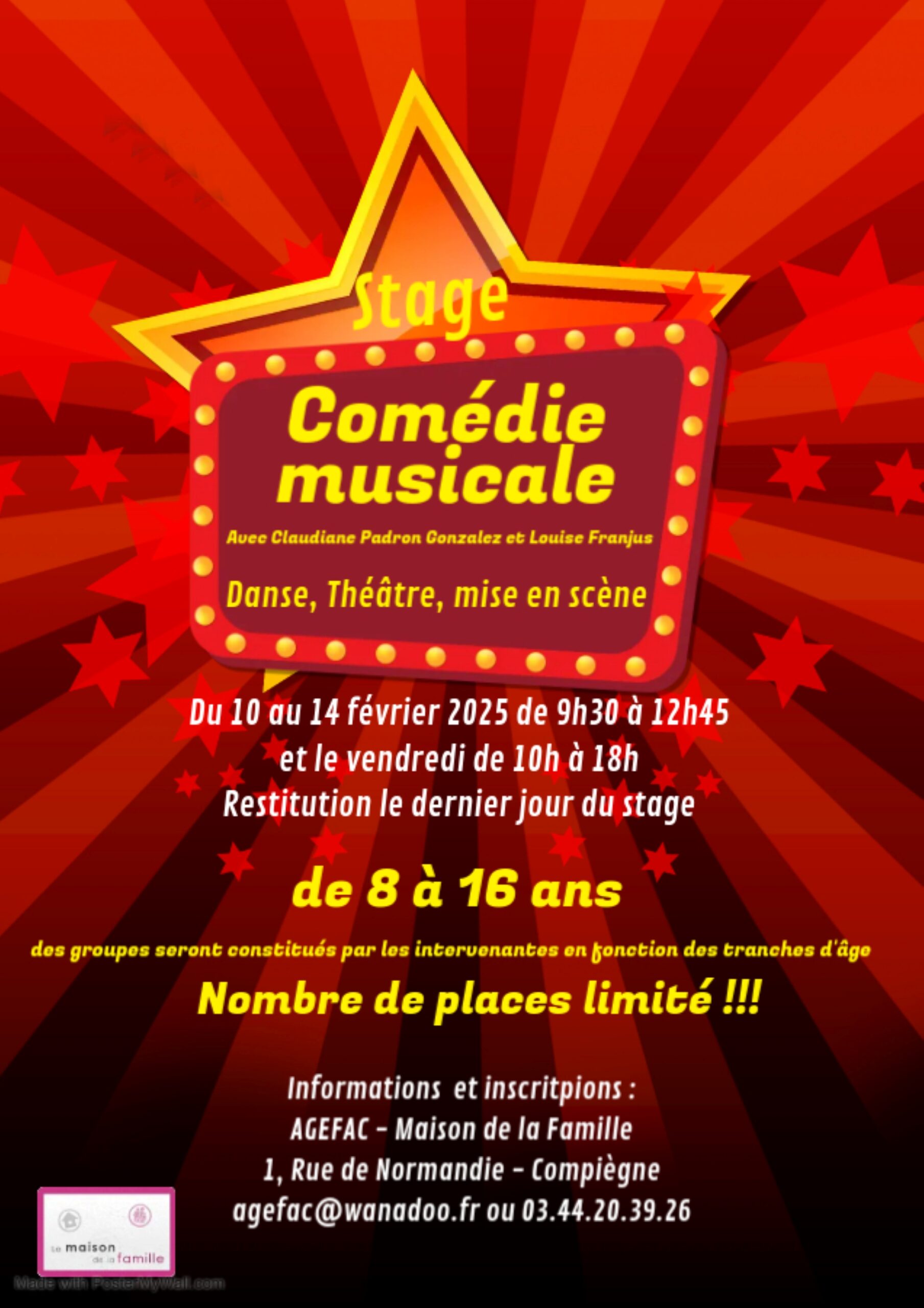 Stage de comédie musicale