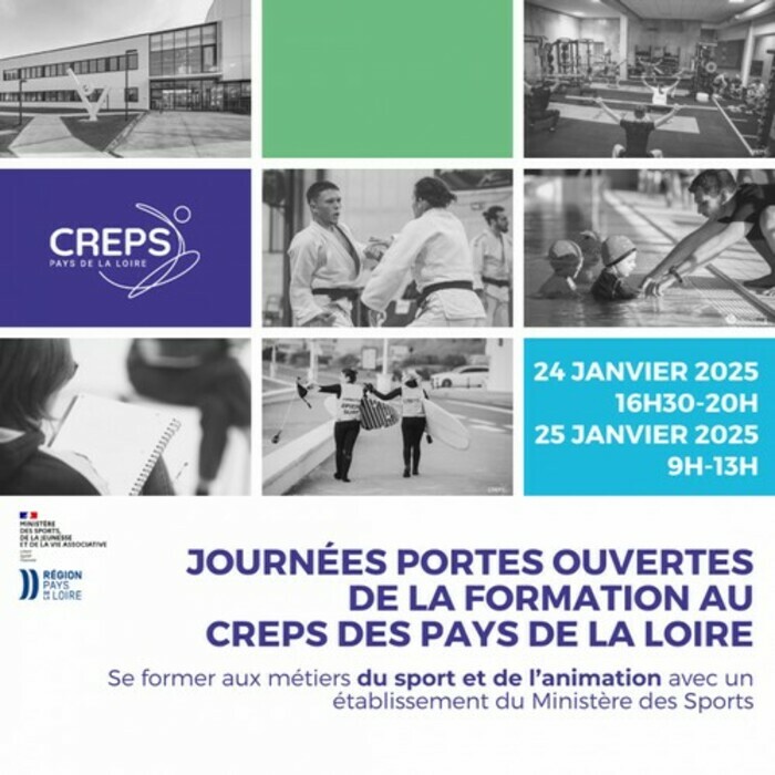 Portes ouvertes de la formation au CREPS des Pays de la Loire CREPS - Centre de Ressources d'Expertise et de Performances Sportives