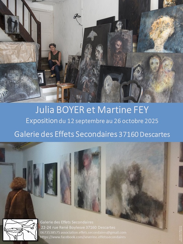 Exposition " Julia BOYER et Martine FEY "