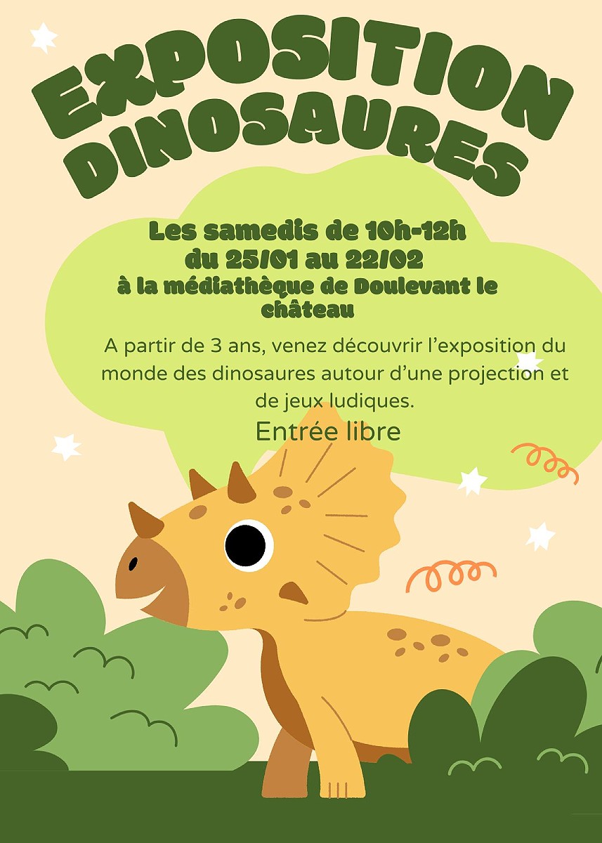 EXPOSITION DINOSAURES