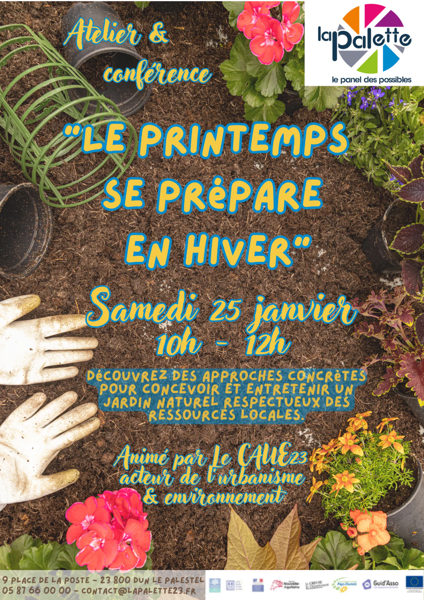 Atelier et conférence "Le printemps se prépare en hiver"