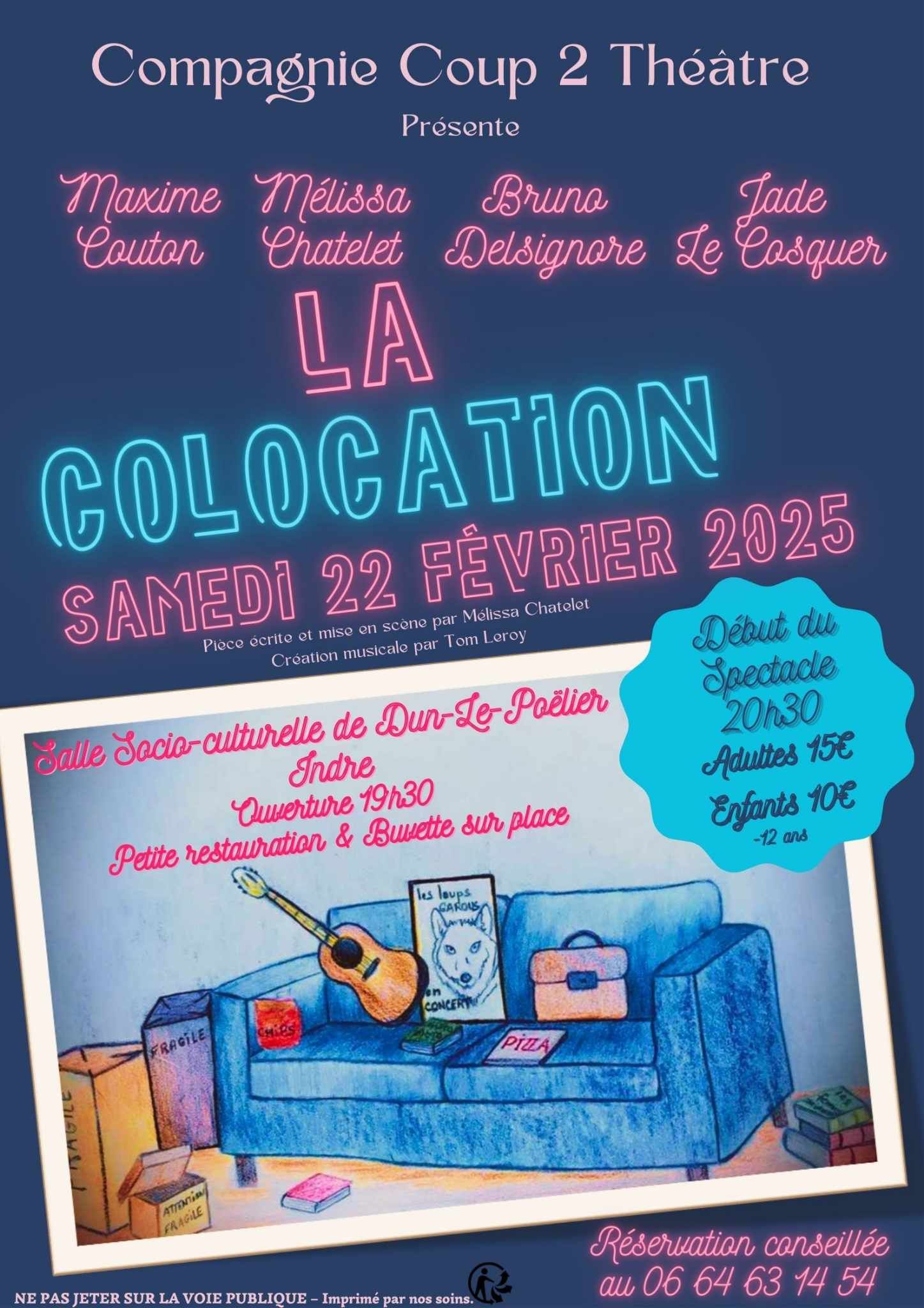 Pièce de théâtre "La Colocation"