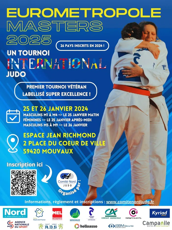 Eurométropole Masters Judo Espace Jean Richmond Mouvaux