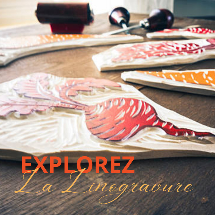 Explorez la linogravure ! Atelier Lettres en Voyage