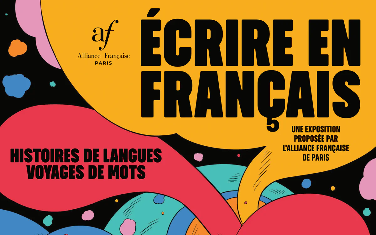 Exposition "Écrire en français" Médiathèque Marguerite Duras Paris