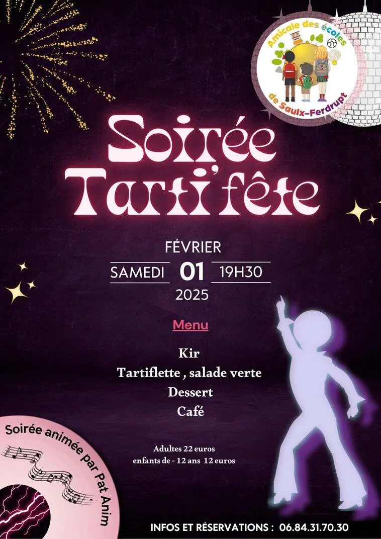 SOIRÉE "TARTI'FÊTE"