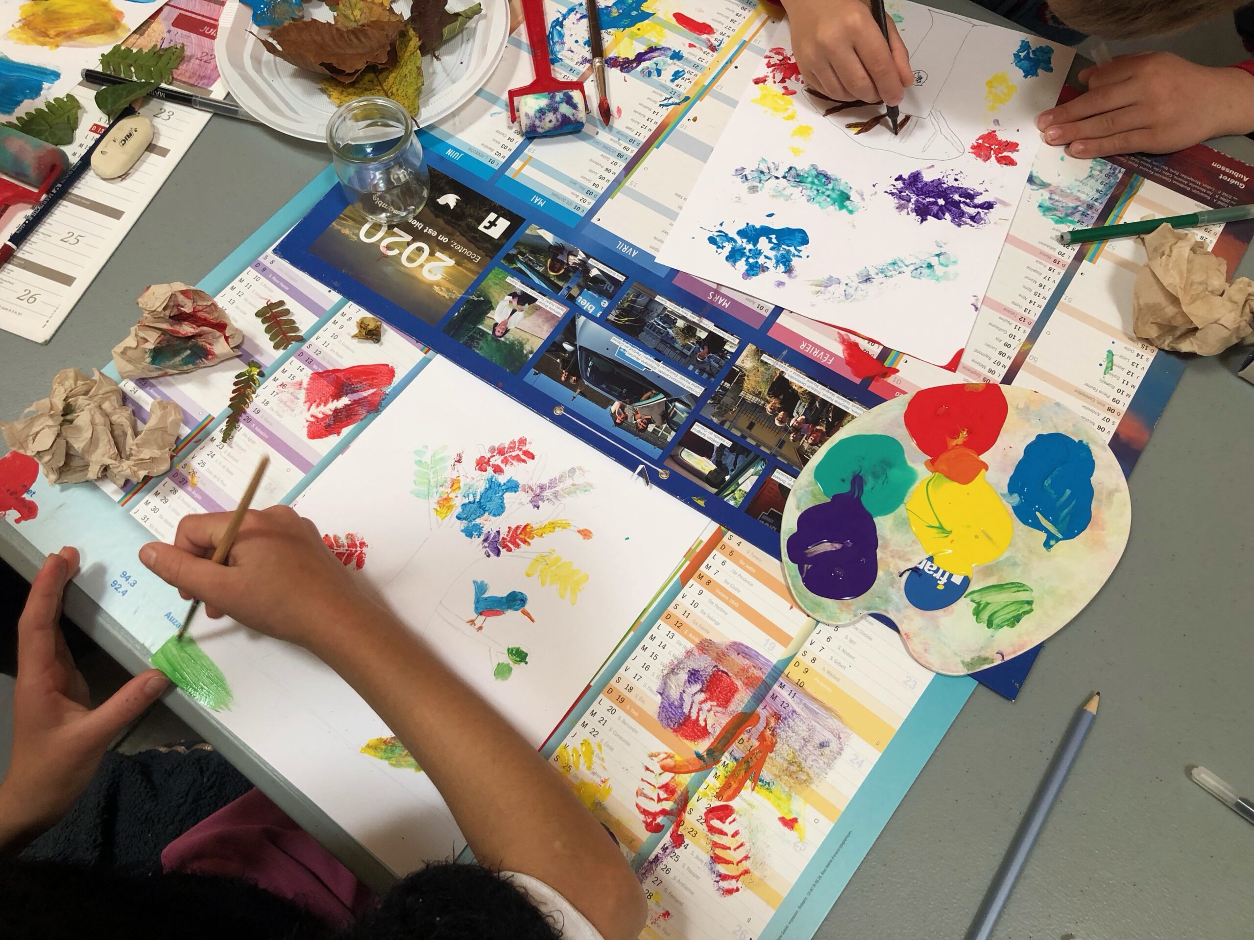 Atelier #4 "L'art est un jeu d'enfant" Les fleurs sont des reines