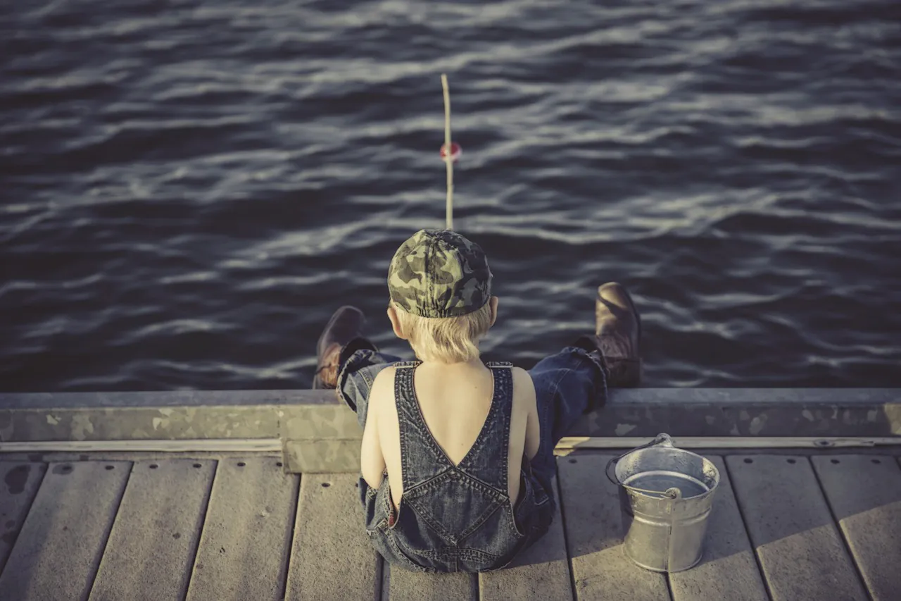 Concours de la pêche enfants à l'étang de la Plancherotte