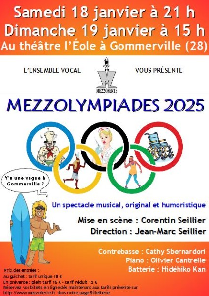 Spectacle musicale "Mezzolympiades 2025"