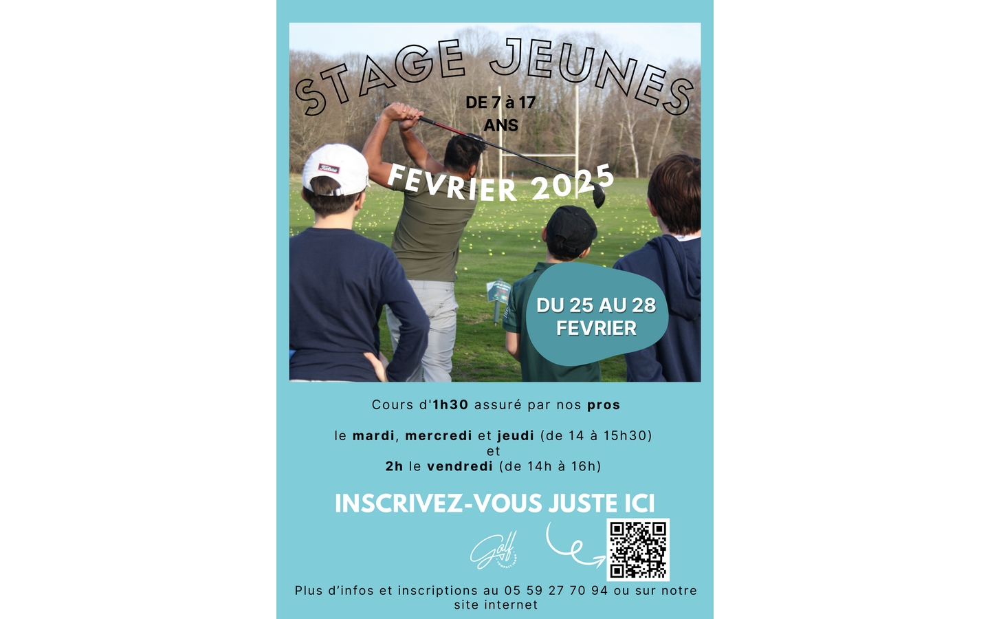 Stage jeunes Golf