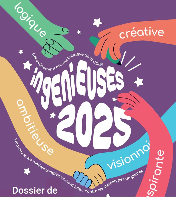 Ingénieuses 2025 : lancement du concours Conférence des directeurs des écoles françaises d'ingénieurs (CDEFI) Paris