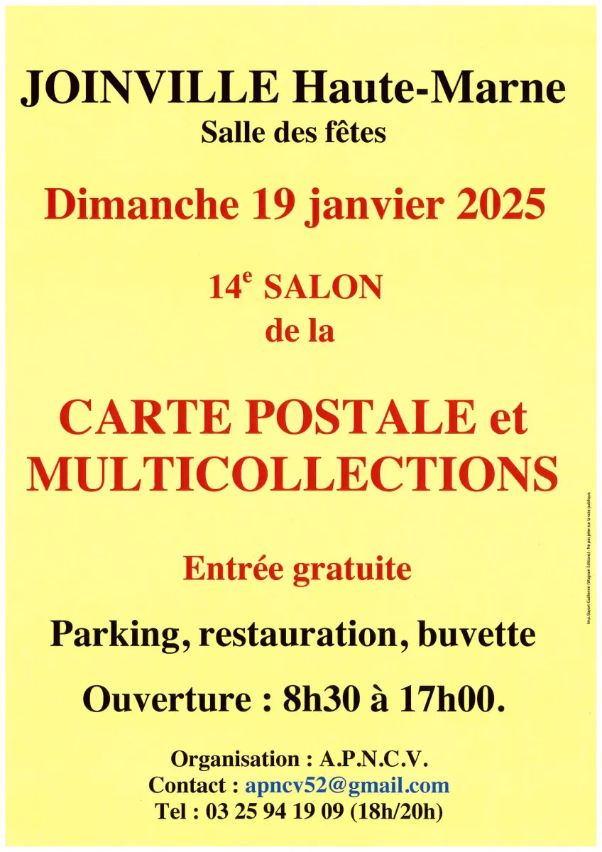 14 EME SALON DE LA CARTE POSTALE ET MULTICOLLECTIONS