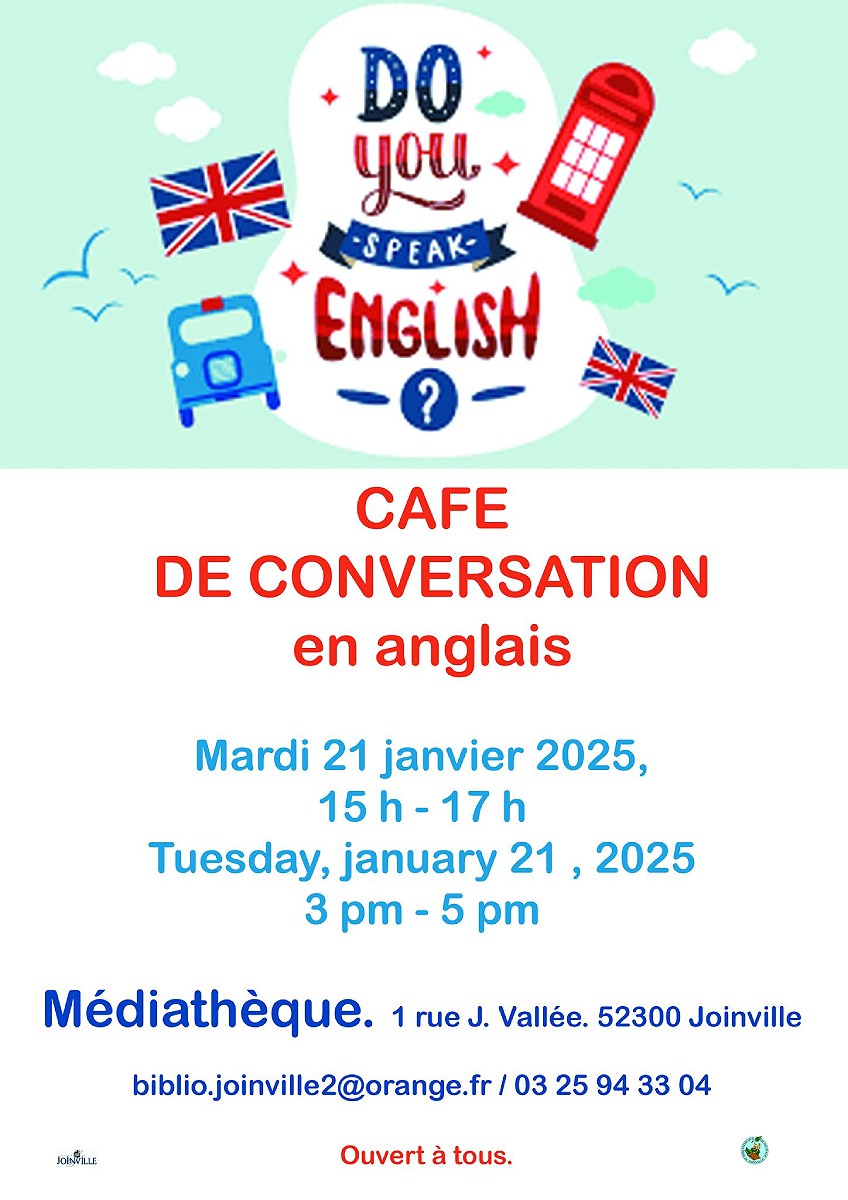 CAFÉ CONVERSATION EN ANGLAIS