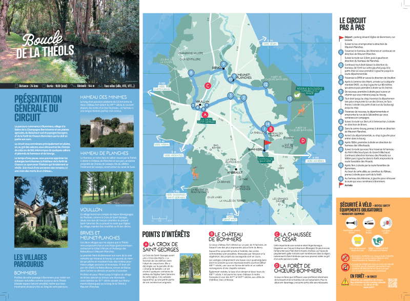 Boucle berrichonne à vélo La boucle de la Théols Bommiers Centre-Val de Loire