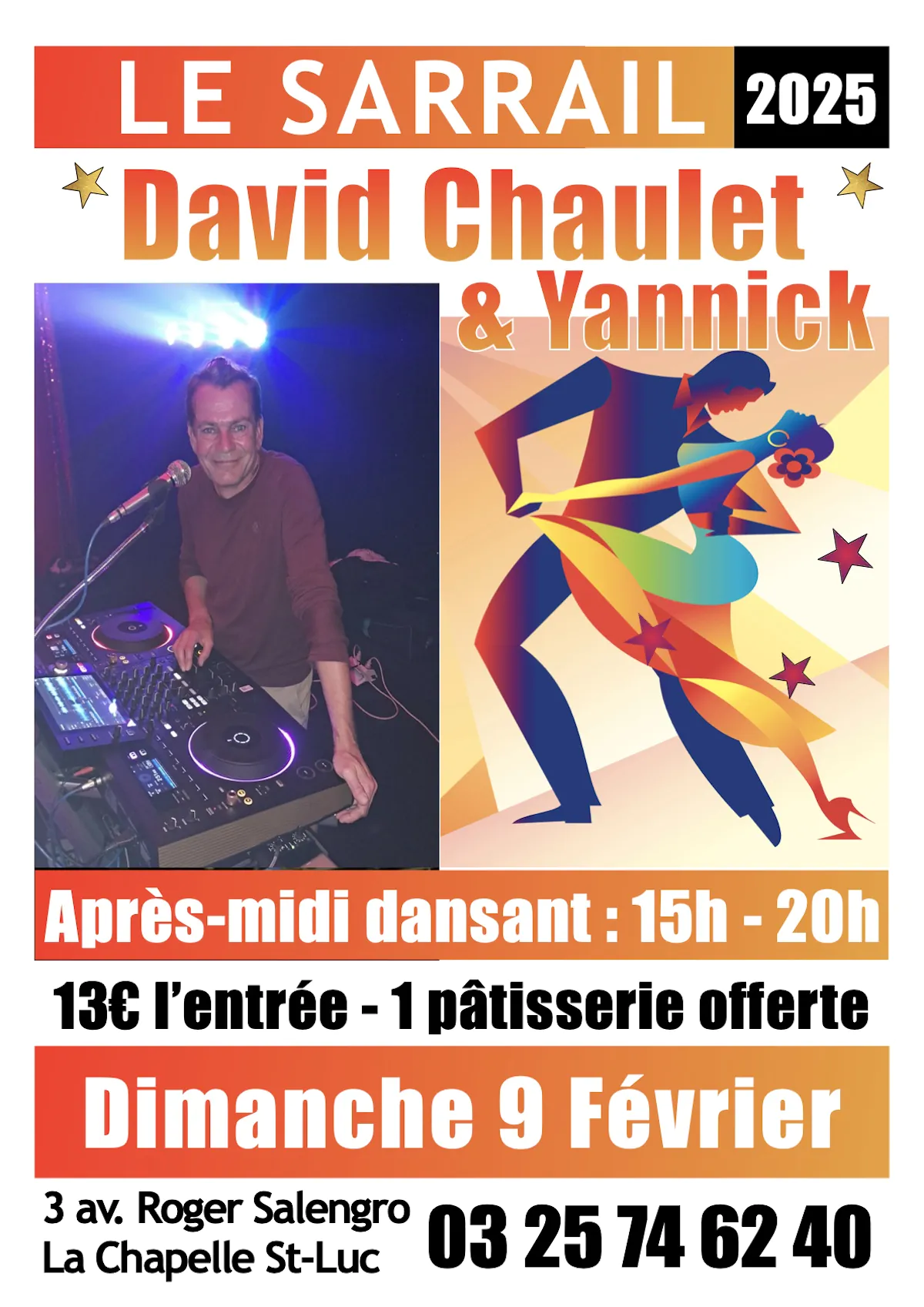 Après-midi dansant avec David Chaulet et Yannick