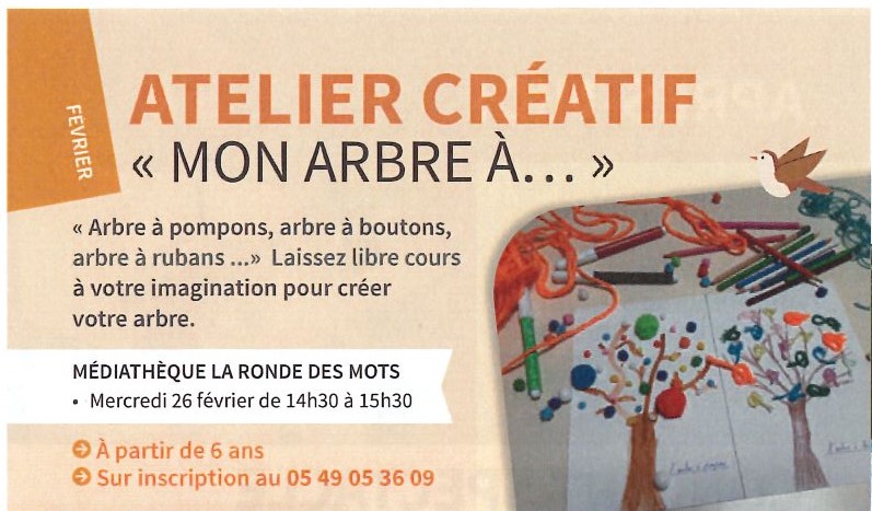 Atelier créatif " Mon arbre à ..."