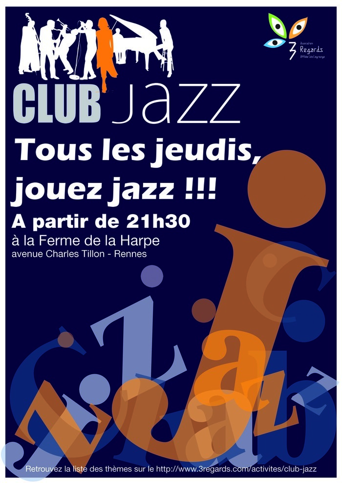 Club Jazz du 23 Janvier 2025 La Ferme de la Harpe Rennes