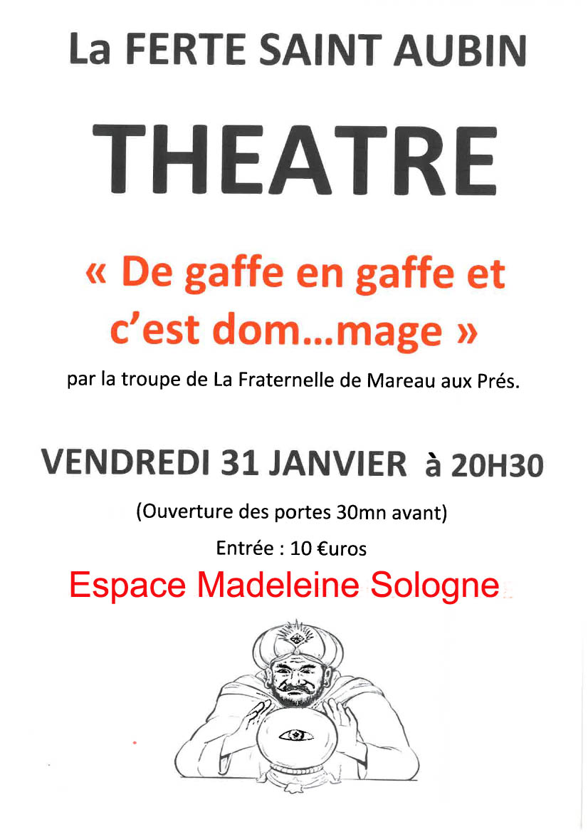 Théâtre • "De gaffe en gaffe et c’est dom…mage"