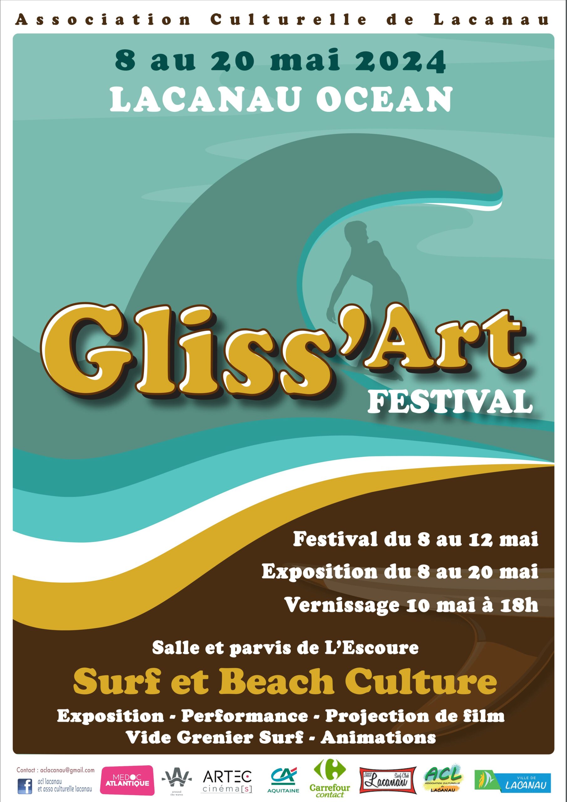 Vernissage de l'exposition Gliss' Art Festival 2025