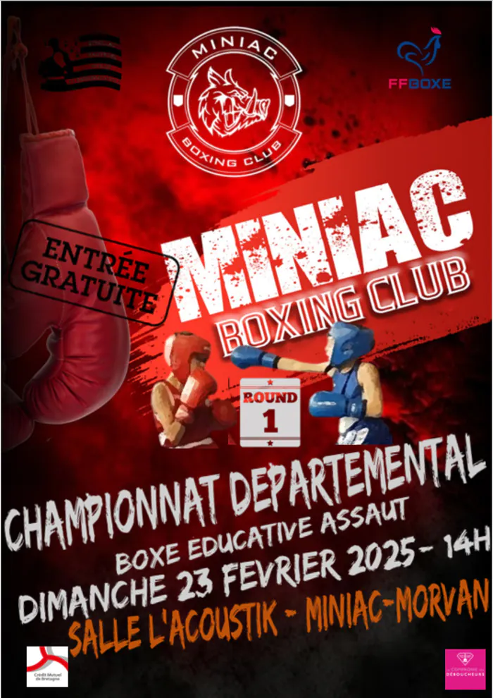 Boxe : championnat départemental L'Acousti'k Miniac-Morvan