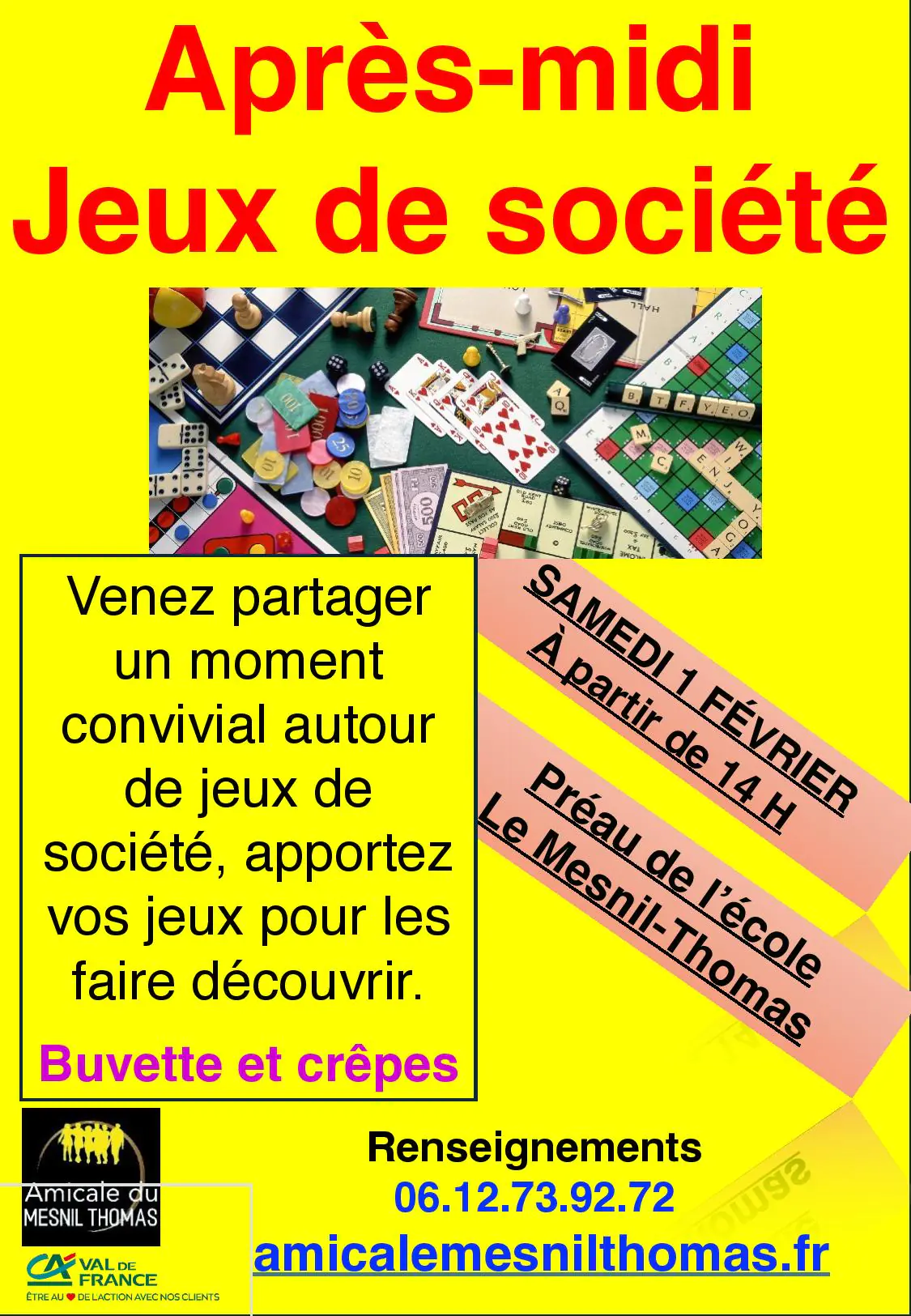 Après-midi jeux de société