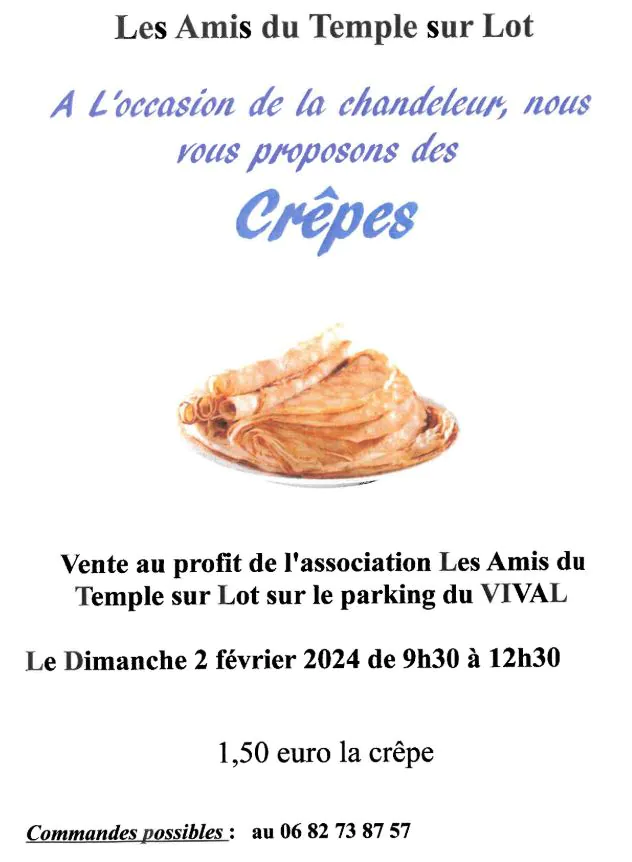 Vente de crêpes