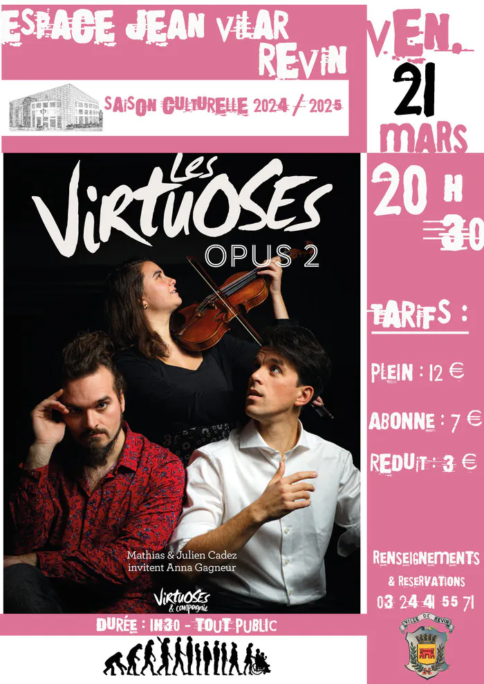 Les virtuoses "Opus 2" espace jean vilar revin Revin