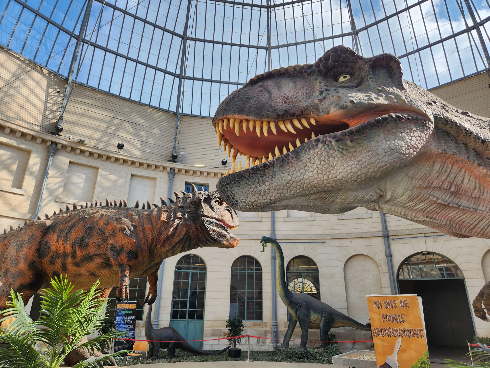 Expo découverte L'Histoire des Dinosaures Limoges