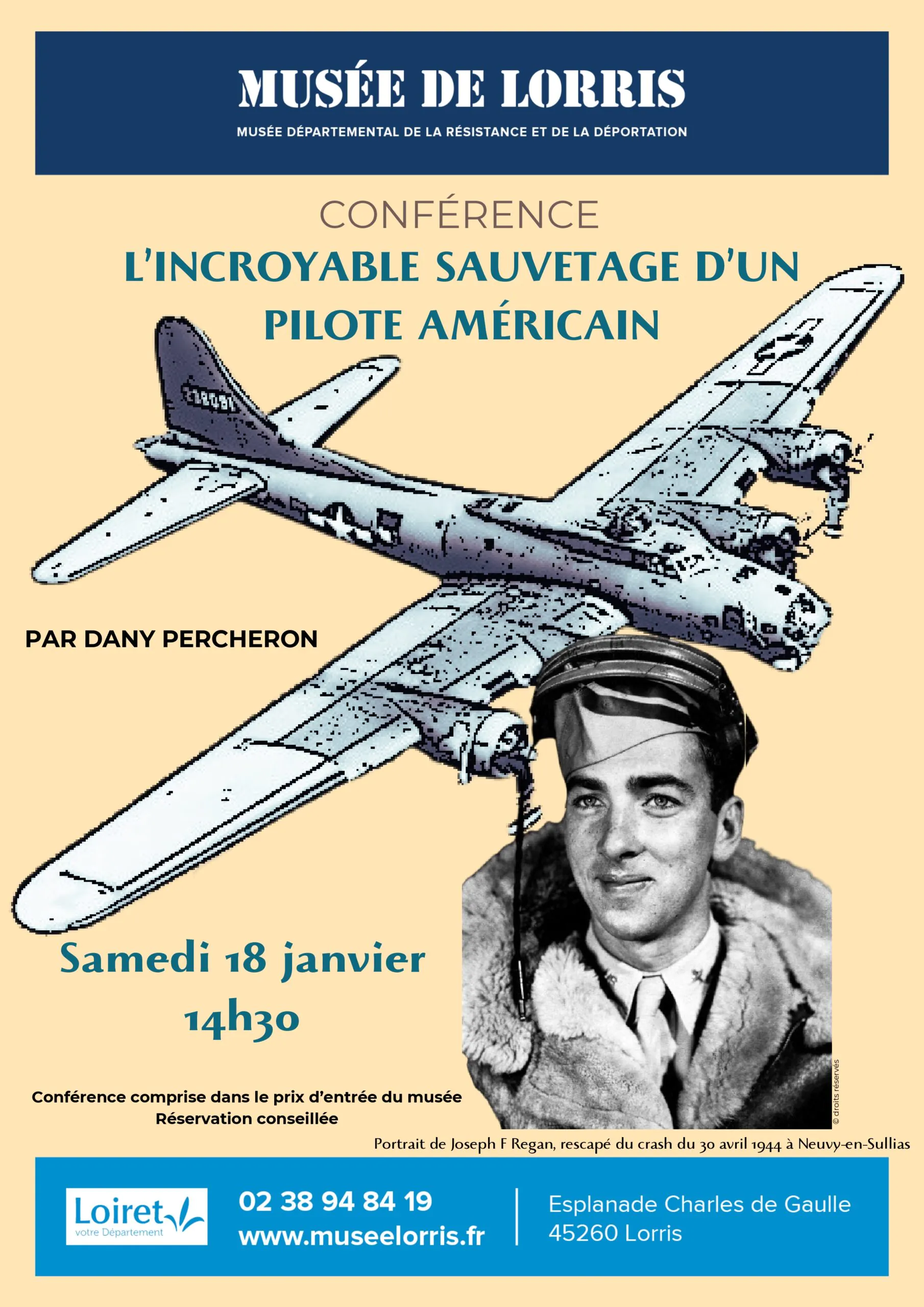 Conférence "L'incroyable sauvetage d'un pilote américain"