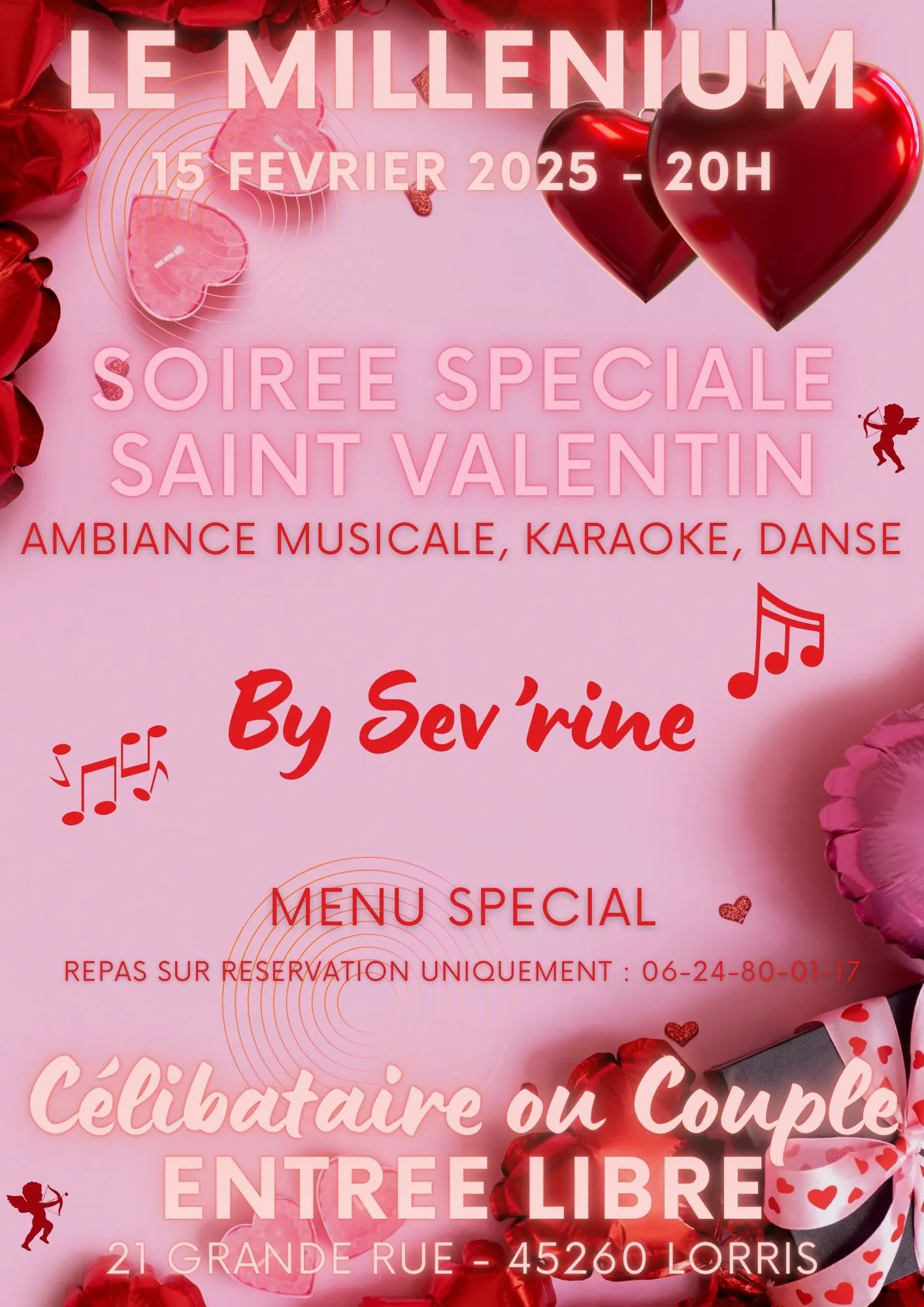 Repas de la Saint Valentin