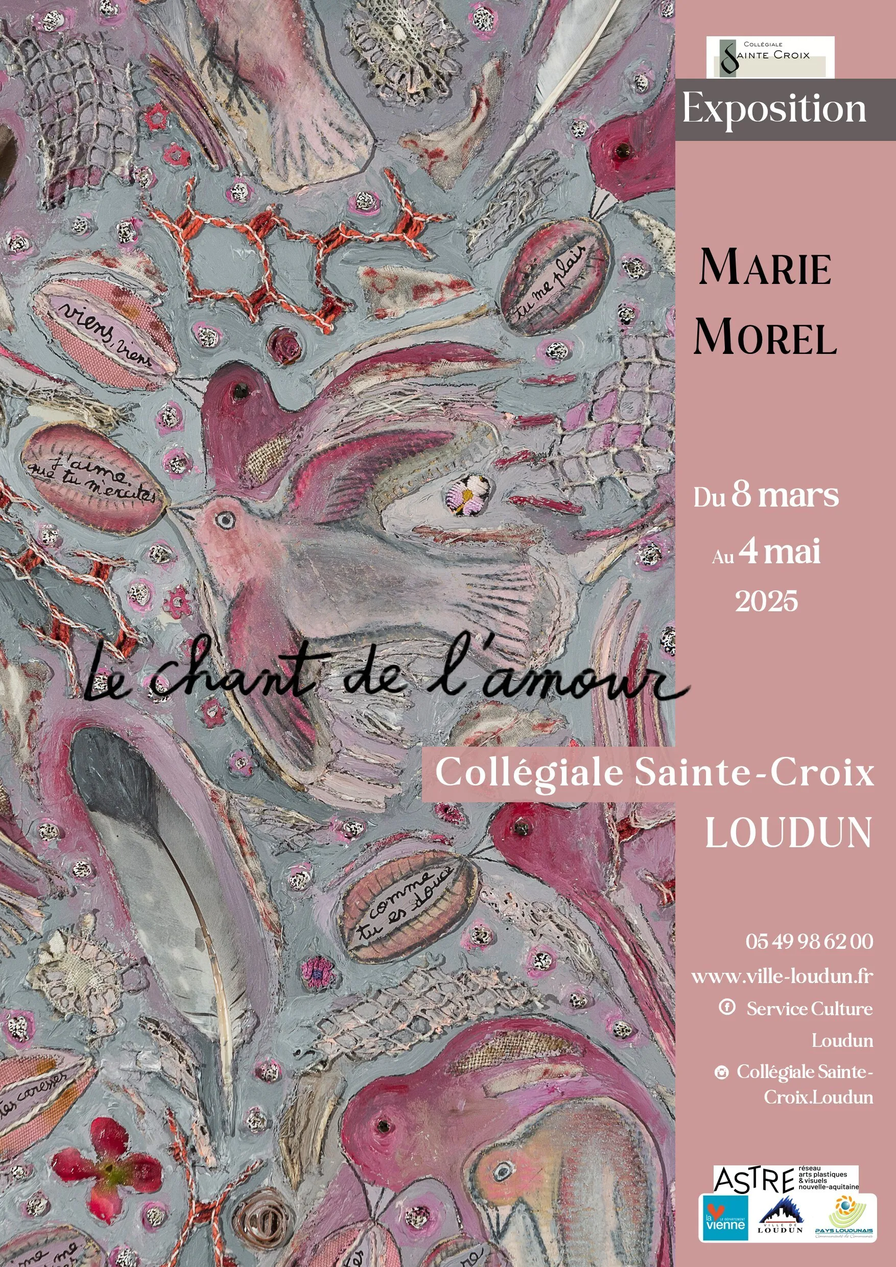 Visites commentées de l'exposition "Le chant de l'amour" Marie Morel