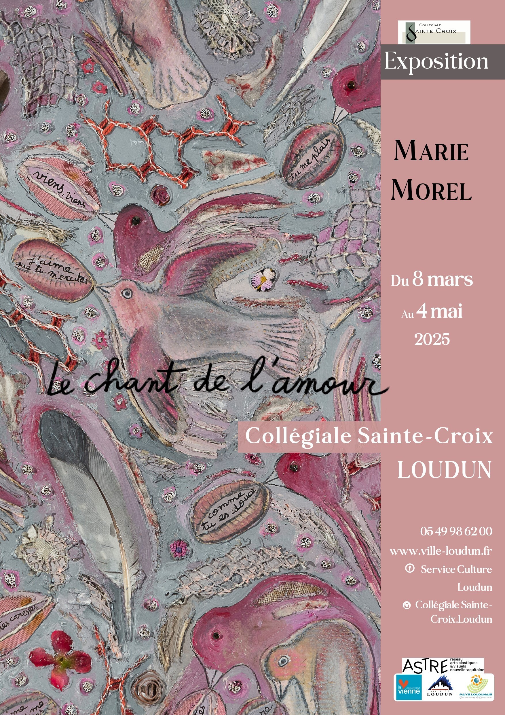 Exposition "Le chant de l'amour" Marie Morel